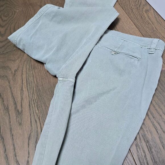 J. Crew Chino Cotton Mid Rise Pant in Sage Vintage Laurel - Picture 8 of 9
